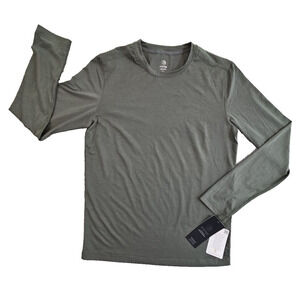 MPG Long Sleeve‎ Base Shirt Men's Small Thyme Green Soft Moisture Wicking NWT